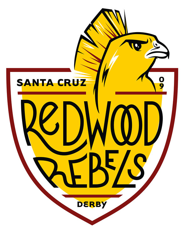 Santa Cruz Derby Girls Logo Redesign Clipart (900x741), Png Download