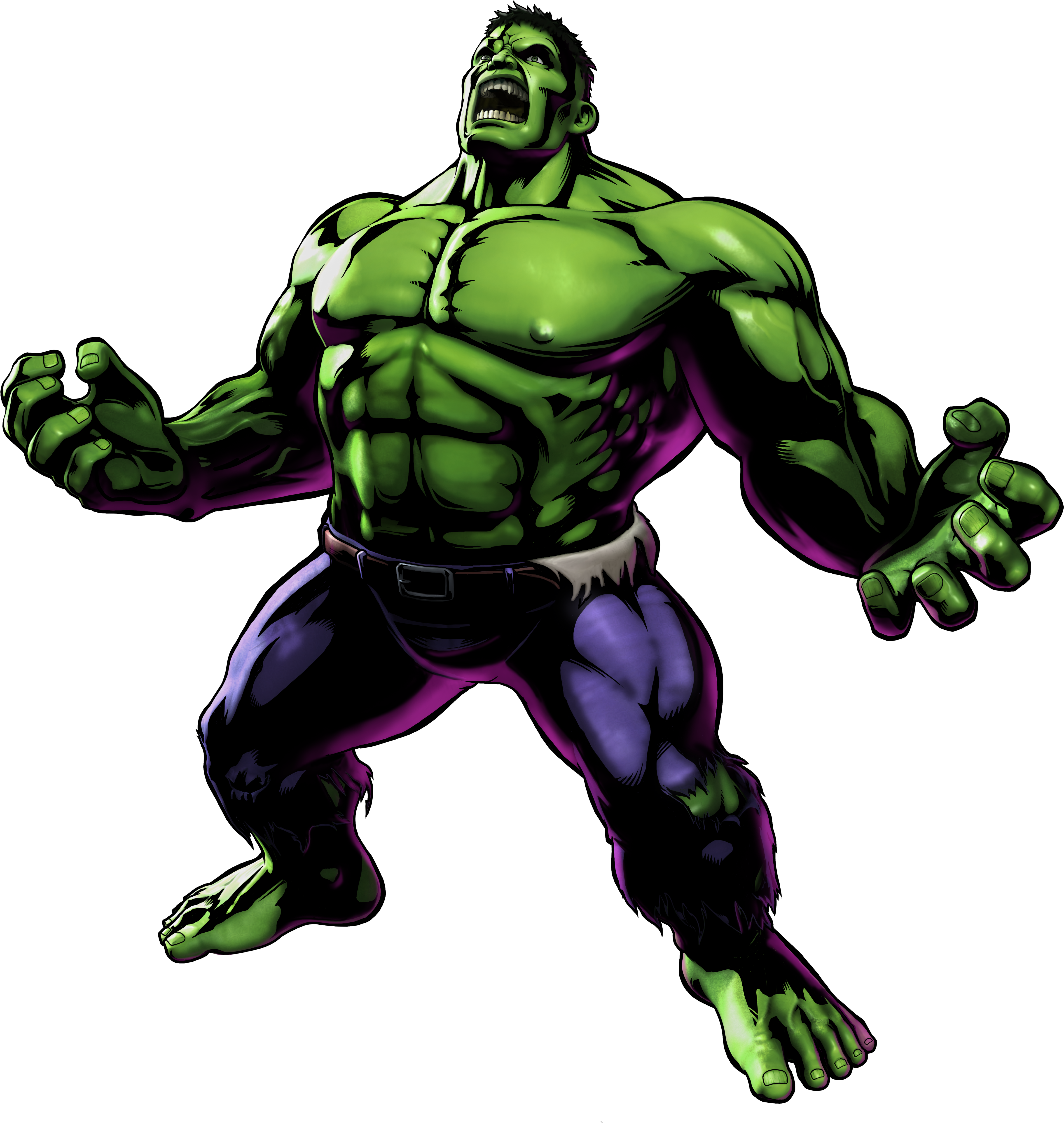 Hulk Umvc3 Official Render Art Clipart (4772x4970), Png Download