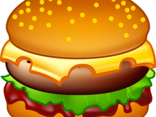 Hamburgers Clipart Plate - Png Download (640x480), Png Download