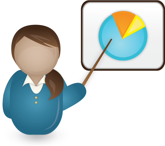 Presenter Clipart (714x624), Png Download