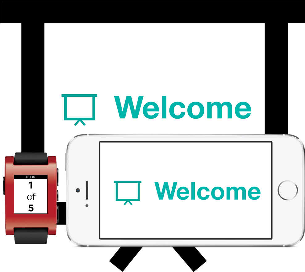 Wrist Presenter Smart Watch App Clipart (1024x920), Png Download