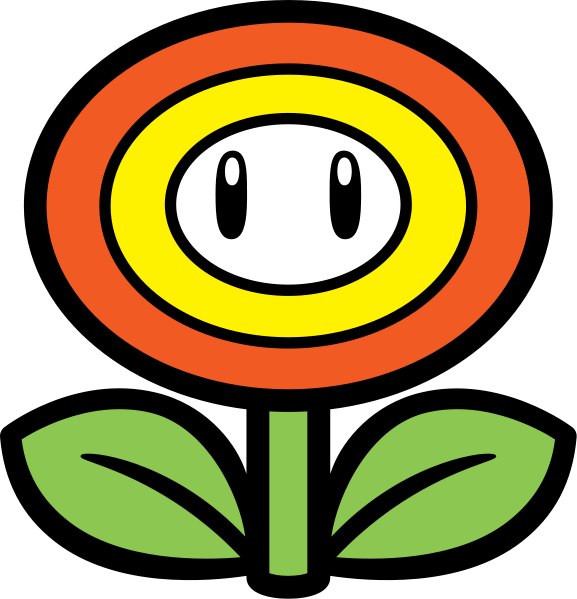 File Artwork Flower Svg Mario Wiki The Mario Encyclopedia Clipart