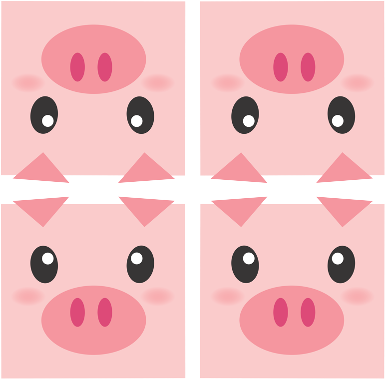 Piggy Delight Version Clipart (800x800), Png Download