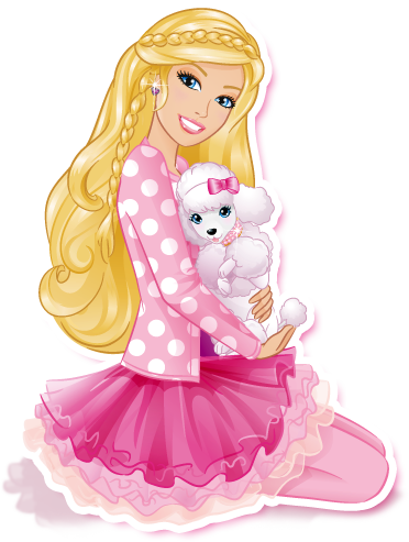 Barbie Clipart Happy Birthday Free For Download On - Png Download (372x493), Png Download