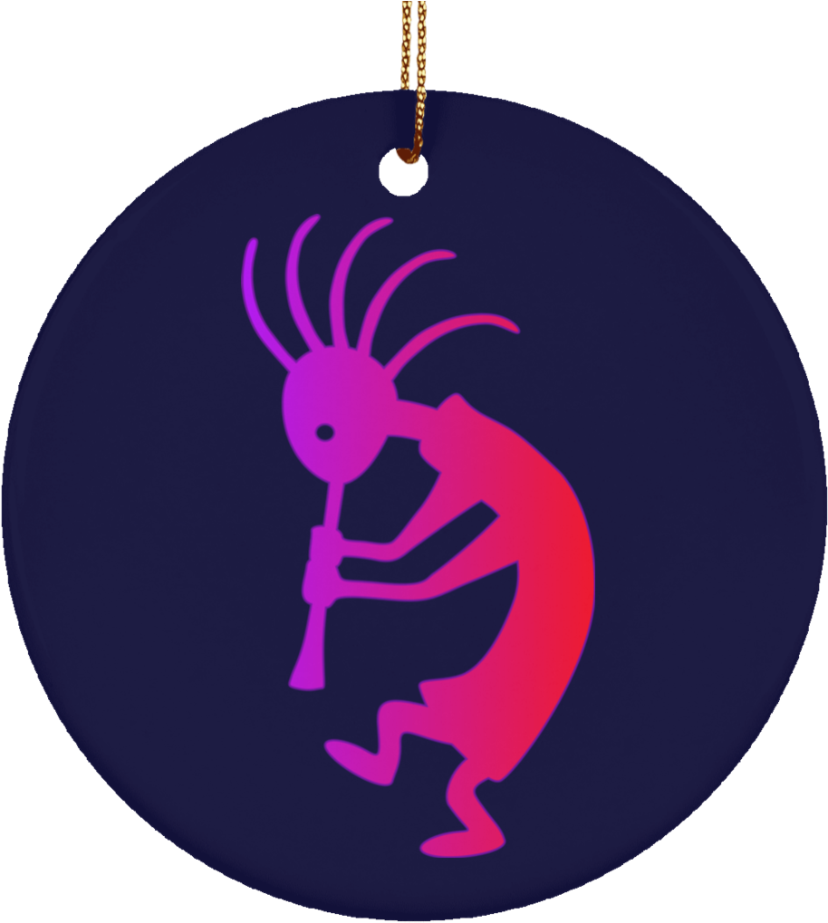 Kokopelli Ceramic Southwestern Ornament Clipart Full Size Clipart