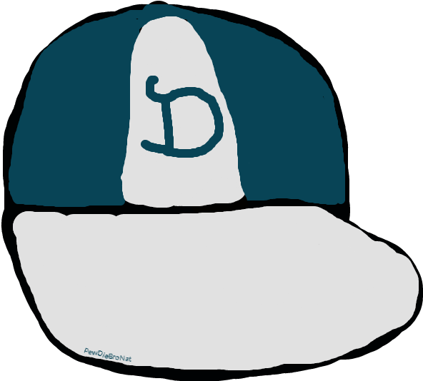 Transparent Clemmy Hat By Pewdiebronat Clipart (592x534), Png Download