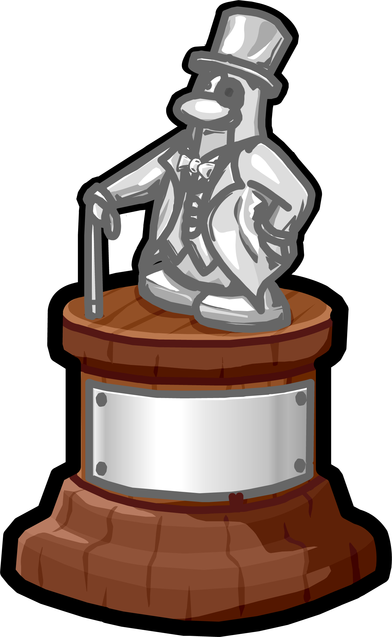 Employee Of The Month Trophy Clipart (1375x2234), Png Download
