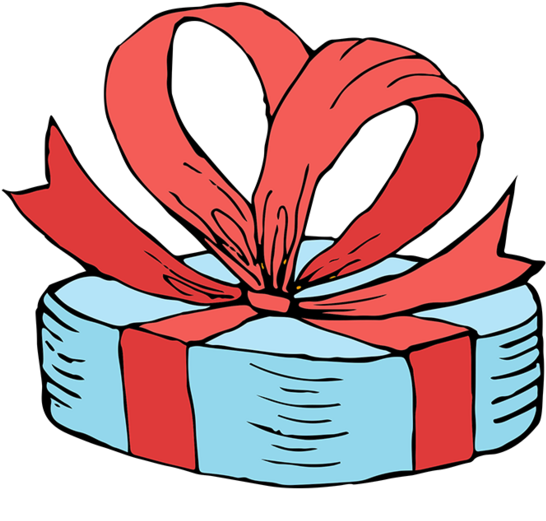 [美工云]卡通心形礼盒 Png： Clipart (658x576), Png Download