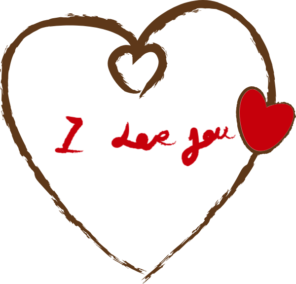 爱心桃心心形感情告白 Clipart (600x576), Png Download