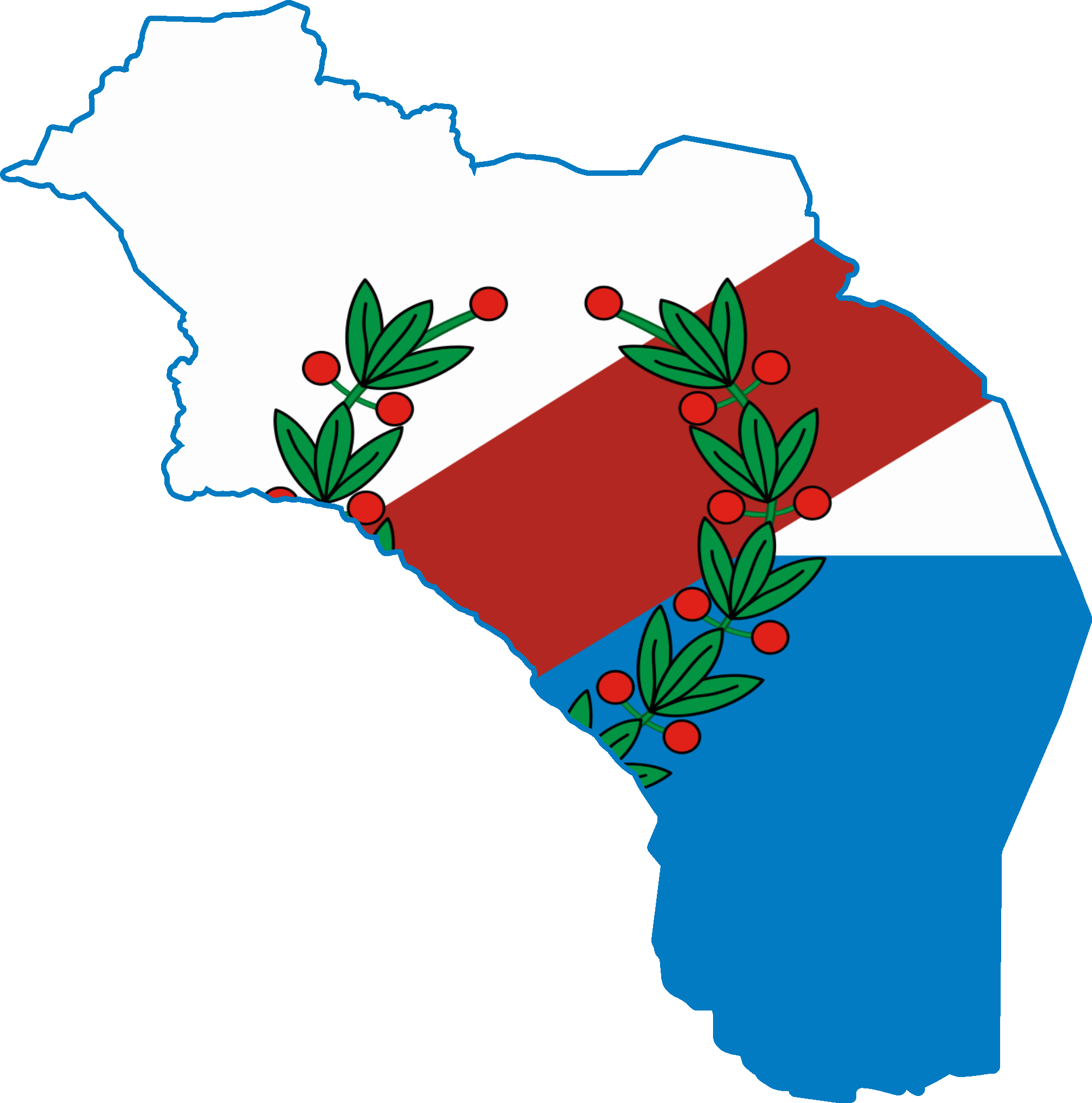 Flag Map Of La Rioja Clipart (2020x2039), Png Download