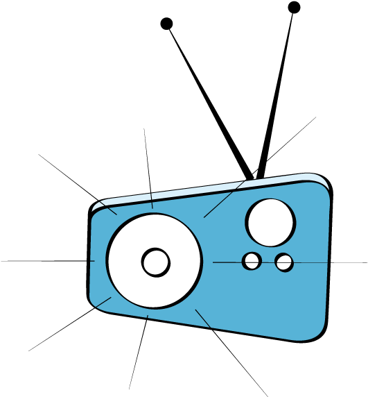 Radio Hotline Interview Clipart (792x612), Png Download