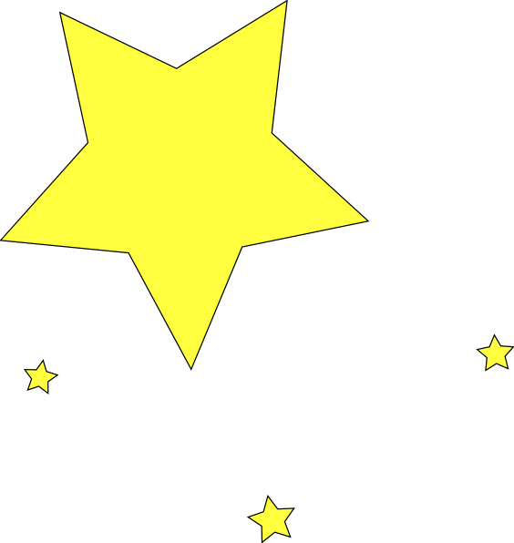 Star Clip Art At Clker - Png Download (564x596), Png Download