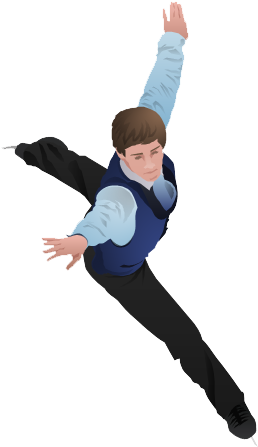 Figure Skating Png Photo Clipart (640x538), Png Download