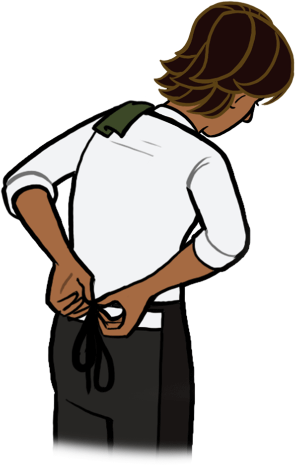 Don't Forget To Remove Your Apron When You Go On Break Clipart (600x940), Png Download