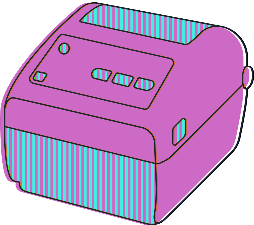 Zebra Zd420 Direct Thermal Printer Clipart (1080x1080), Png Download