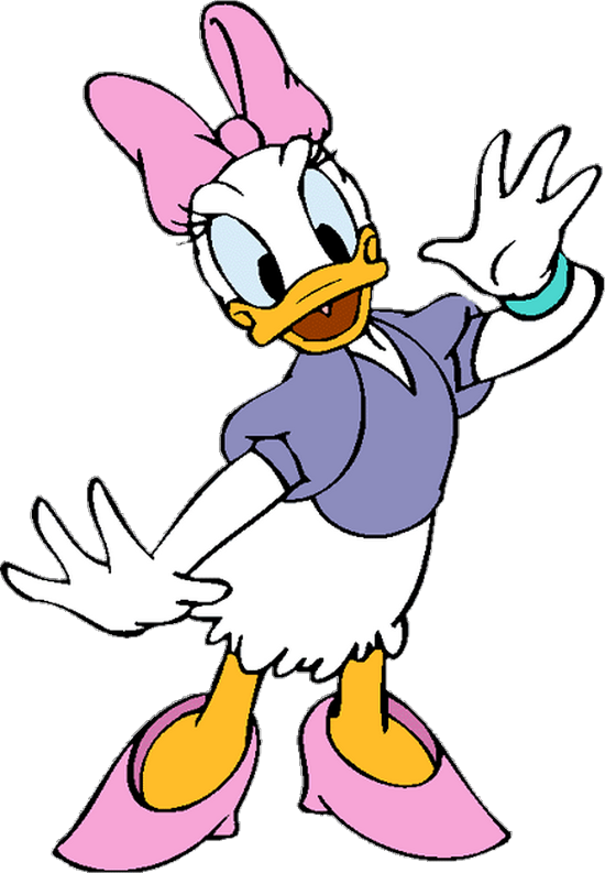 Drawing Duck Movie Clipart (550x793), Png Download