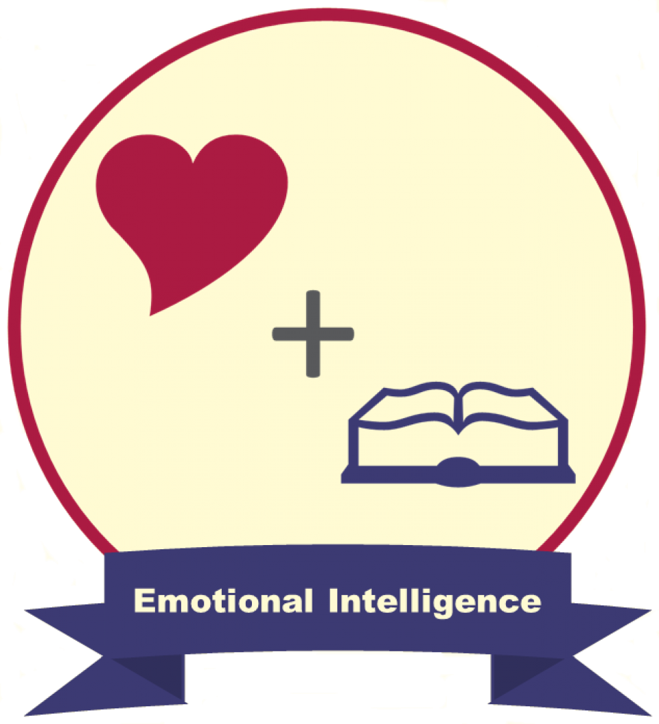 Badge Showing A Heart And A Book Clipart (960x1056), Png Download