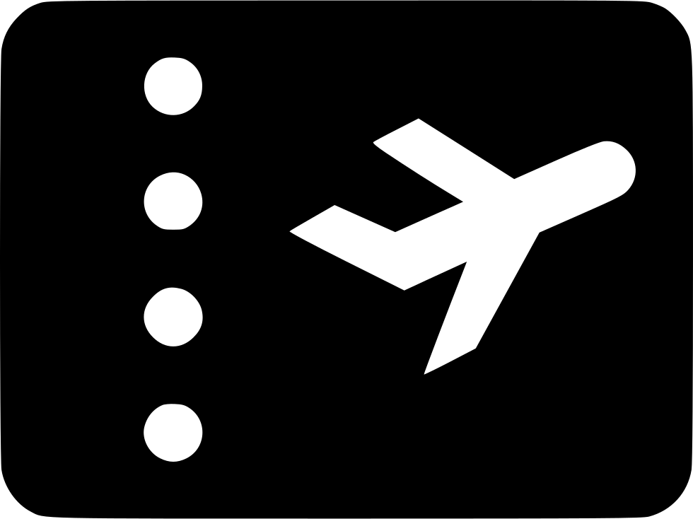 Ticket Airplane Comments Clipart (980x734), Png Download