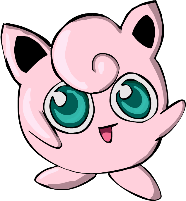 Jigglypuff Back Air Png Clipart (700x700), Png Download
