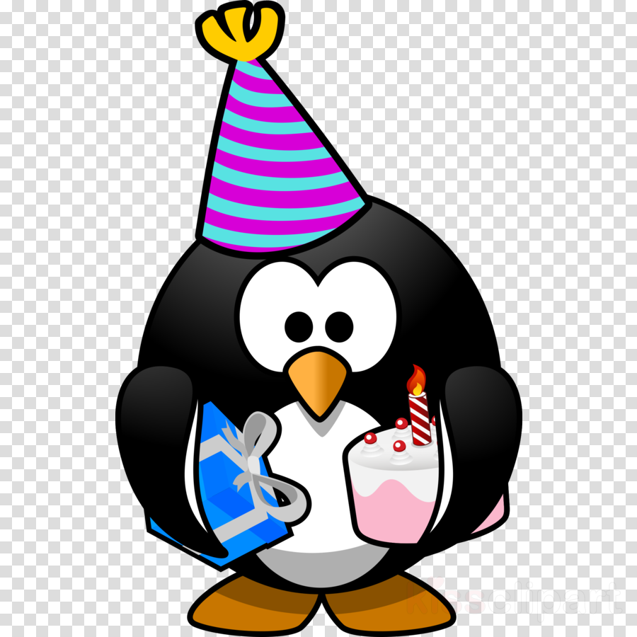 Birthday Penguin Clip Art Clipart Penguin Birthday - Png Download (900x900), Png Download