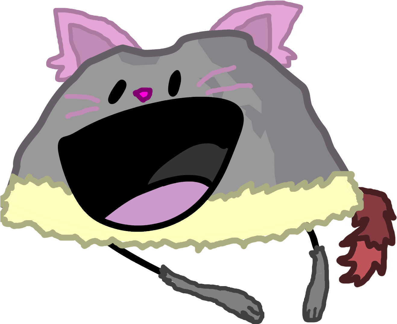 Rocky In Mooni Cosplay Clipart (1327x1093), Png Download