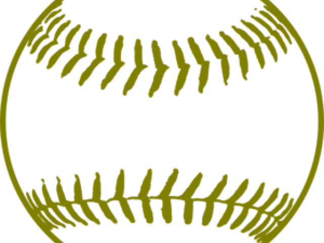 Gold Clipart Baseball - Png Download (640x480), Png Download