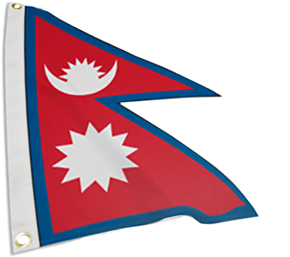 Nepal International Flag Clipart (1944x1296), Png Download