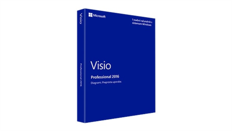 Microsoft Visio Professional 2016 Fpp, Slovenski Clipart (800x800), Png Download
