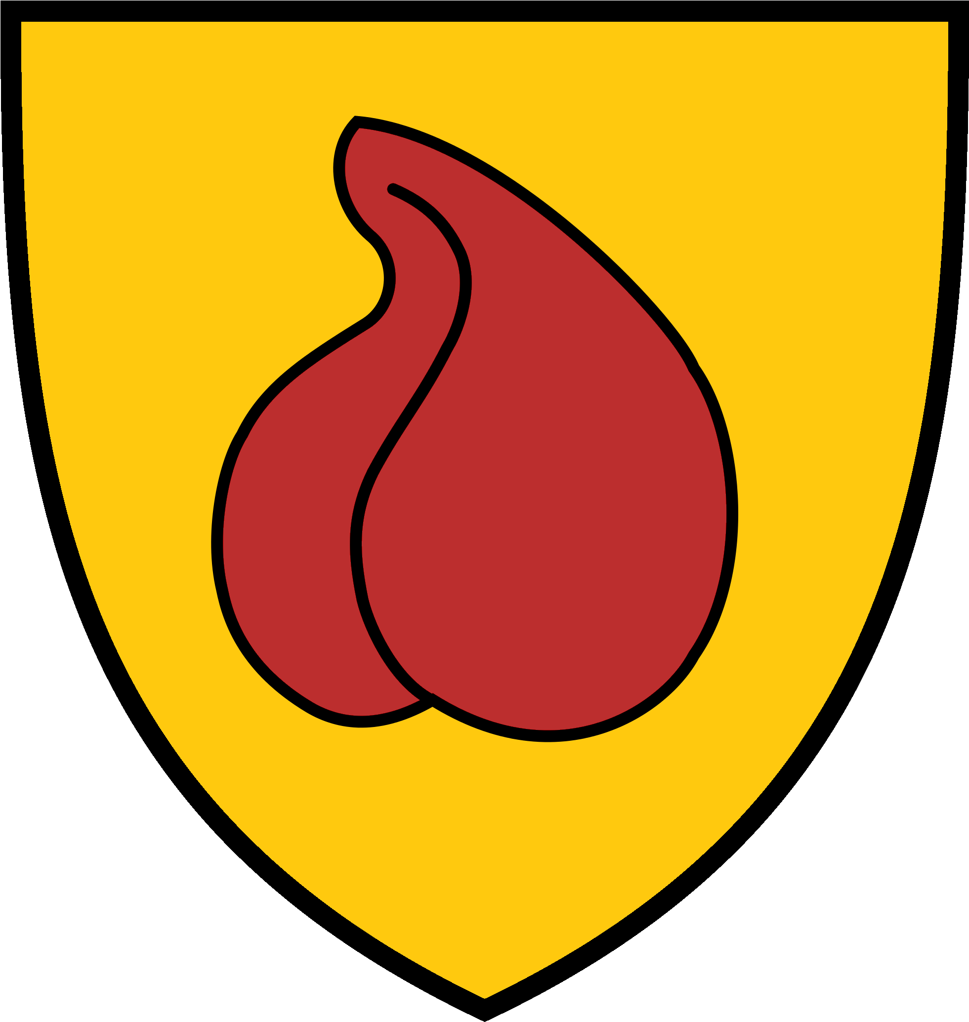 Octhe Arms Of Jan The Brave, Some On The Nose Heraldry Clipart (2000x2105), Png Download