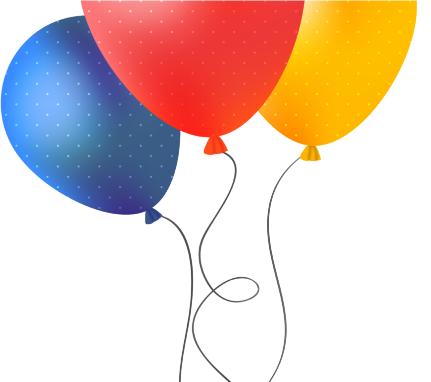Party Balloons Png Image Clipart (1024x768), Png Download