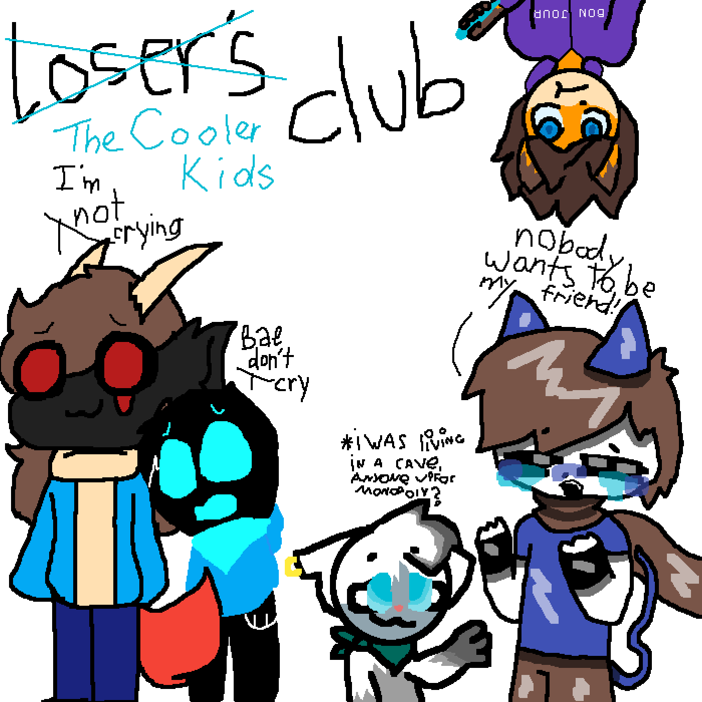 The Cool Kids Clipart (1400x1400), Png Download