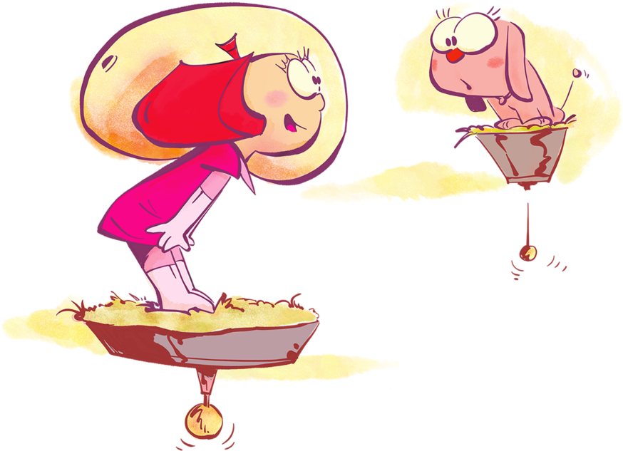 Dekkin And Space Dog From "spaceman Jax And The Galactic Clipart (1000x675), Png Download