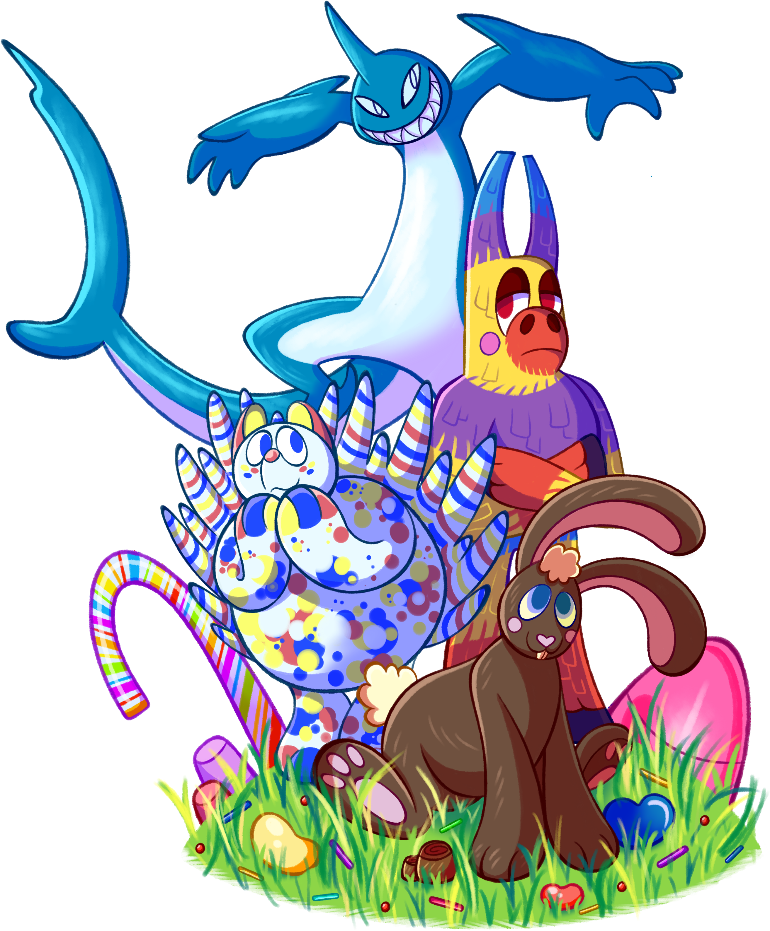 Candy Cuties Clipart (2795x3500), Png Download