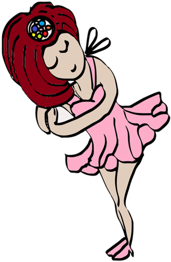 For My Hobbies, I Really Enjoy Dressing Up And Dancing Clipart (640x553), Png Download