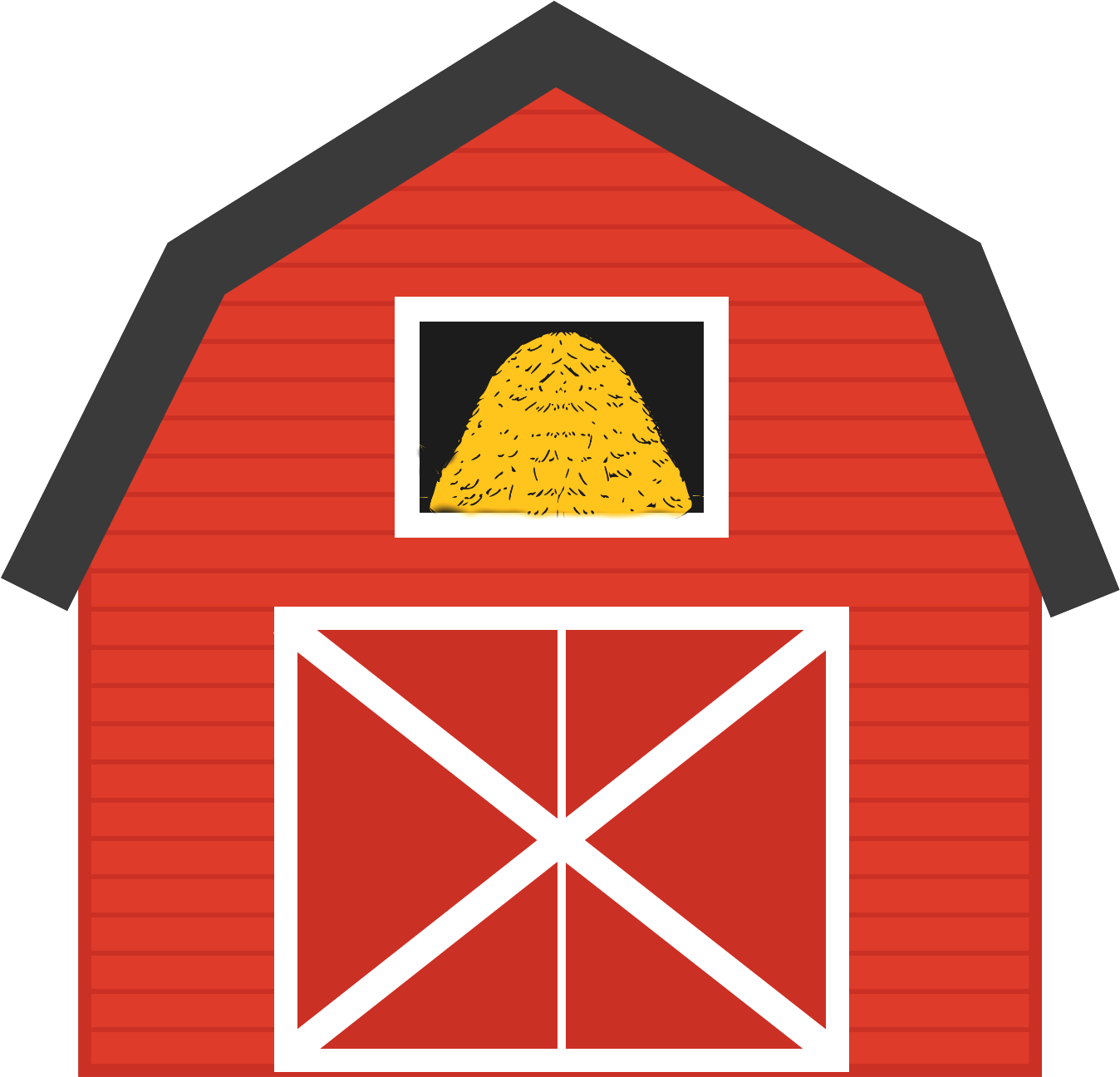 Animal N - 6 - St - Francis Video - Granero De La Granja Clipart (1348x1296), Png Download