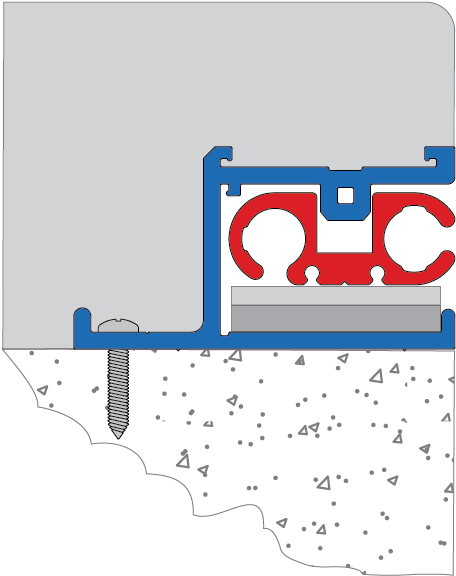 Corr-resist Track Channel Cross Section Clipart (600x600), Png Download