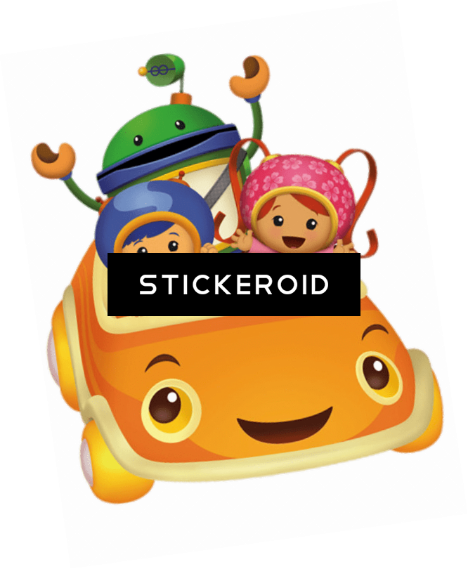 Team Umizoomi In Car Clipart (666x810), Png Download