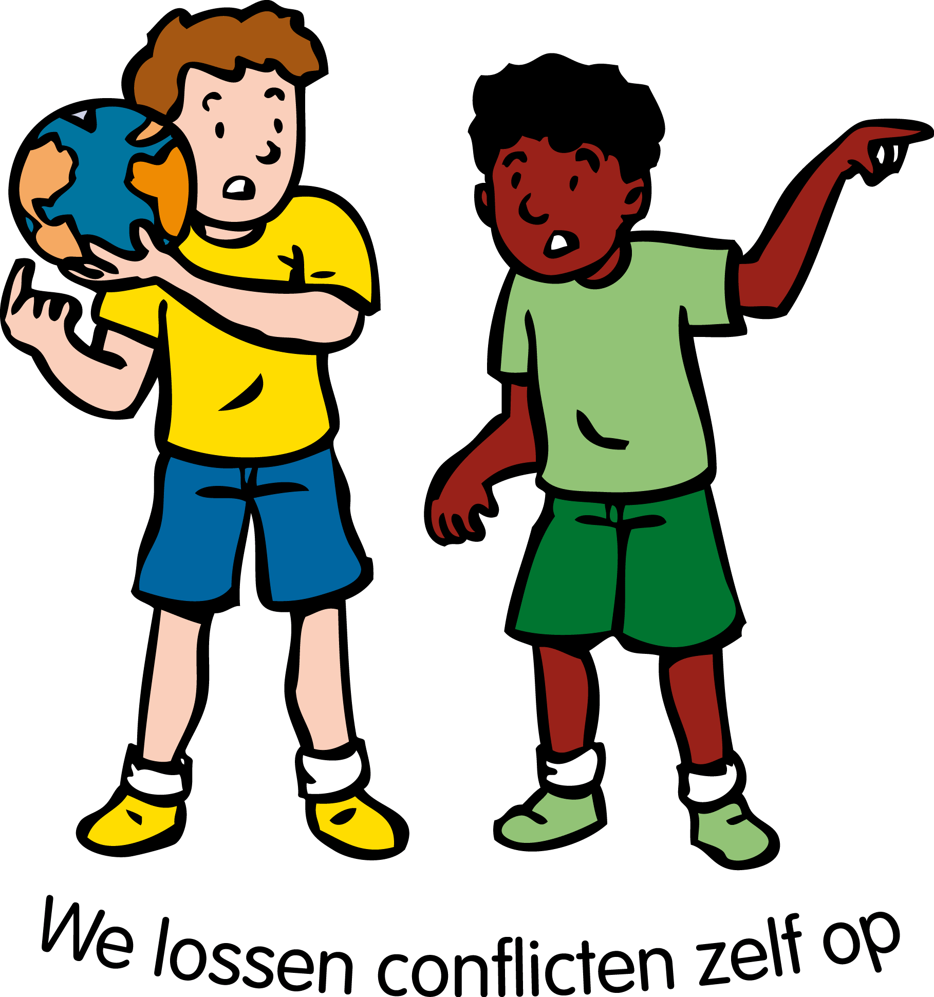 We Lossen Conflicten Zelf Op Clipart (1818x1941), Png Download