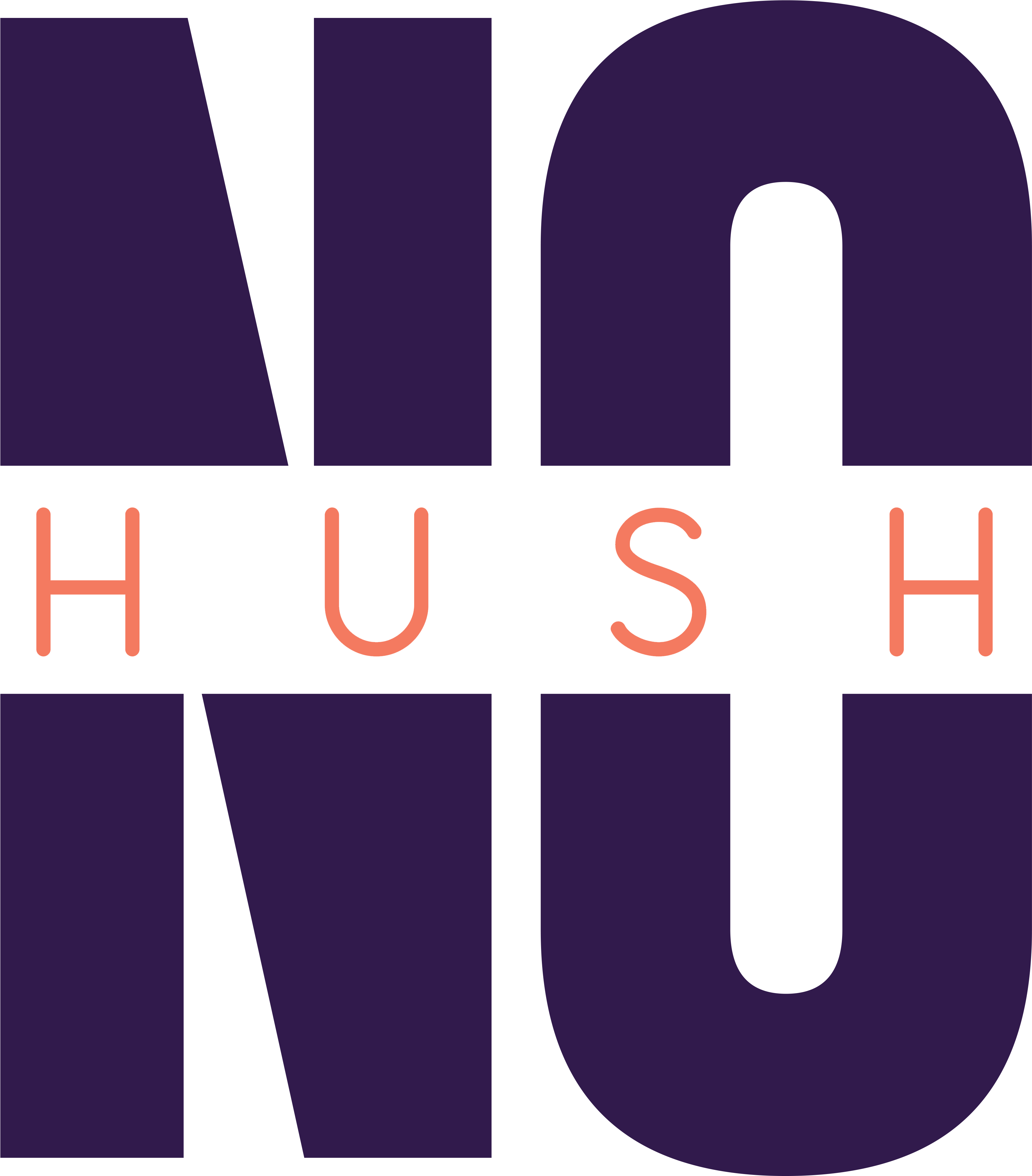 No Hush Clipart (3902x4197), Png Download