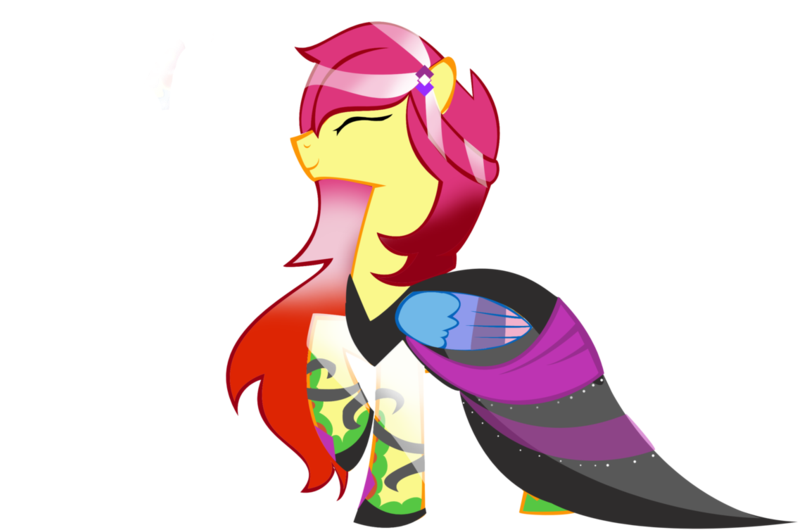 Fluttershy At The Gala Yay Art By Fluttershy Belongs Clipart (1126x710), Png Download