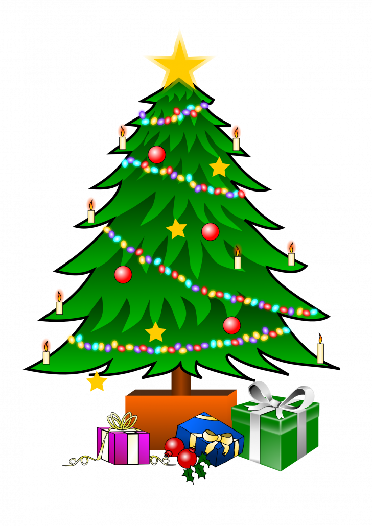 Medium Size Of Christmas Tree Clipart (728x1030), Png Download