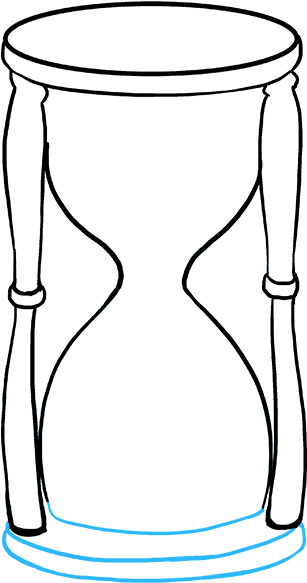 How To Draw Hourglass Clipart (680x678), Png Download