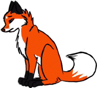 Animated fox. Анимация лисы. Лис на аву. Лиса машет хвостом. Анимация лисы.