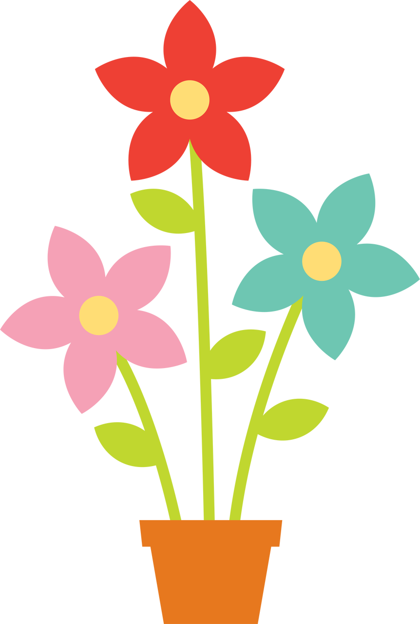 Flower Pot Svg Cut File Clipart (862x1280), Png Download