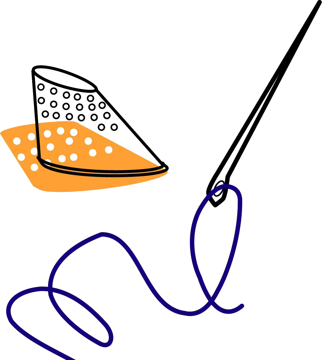 Sewing Yarn Clip Art Hand Painted Handpainted - Png Download (1031x1152), Png Download