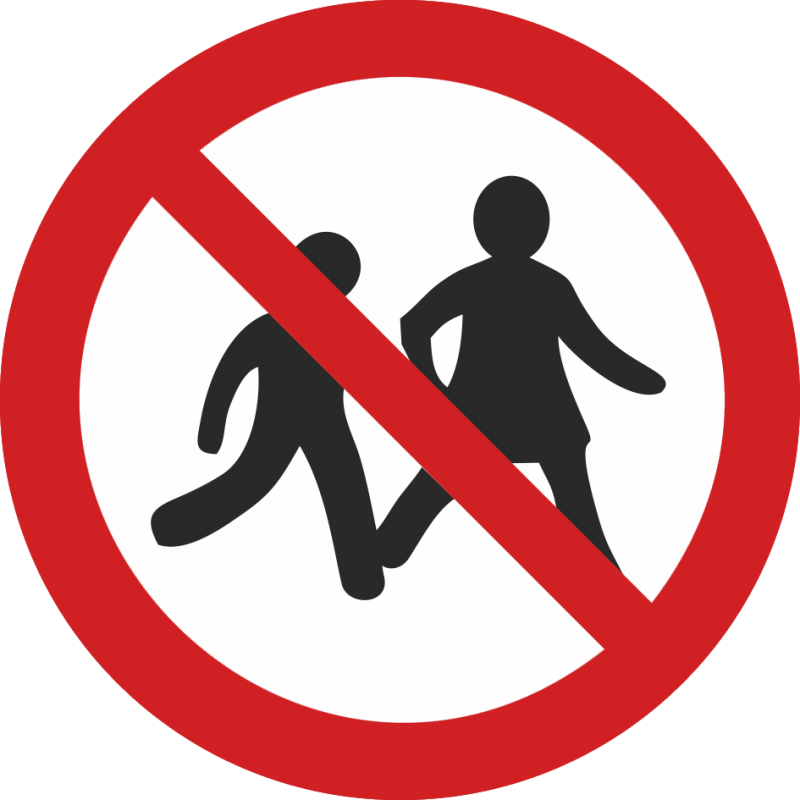 Accès Interdit Aux Enfants Clipart (800x800), Png Download