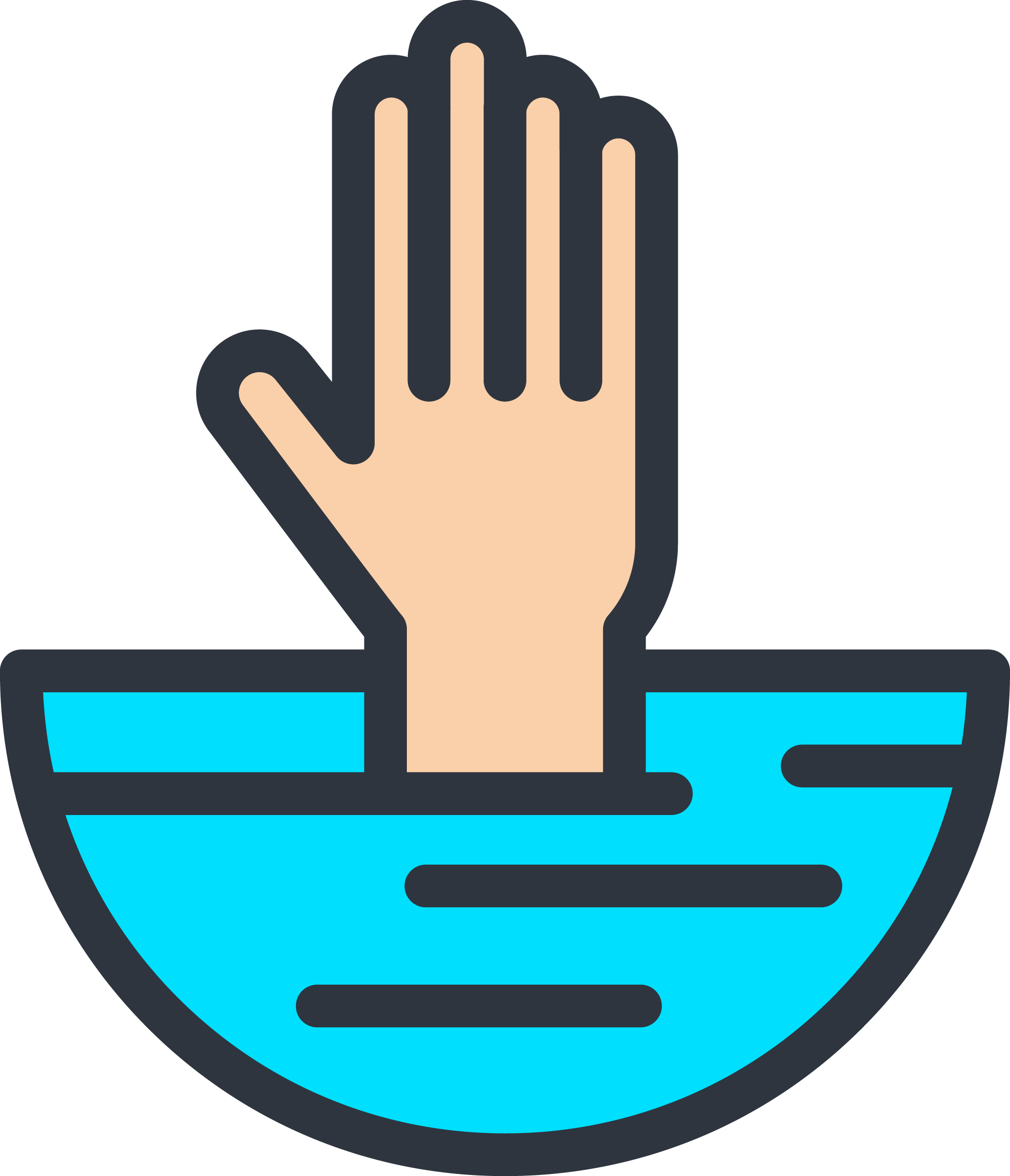 Swim Test Clipart (1976x2300), Png Download