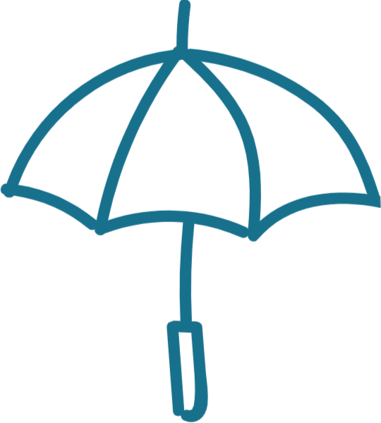 Free Online Umbrellas Summer Travel Humanities Vector Clipart (540x600), Png Download