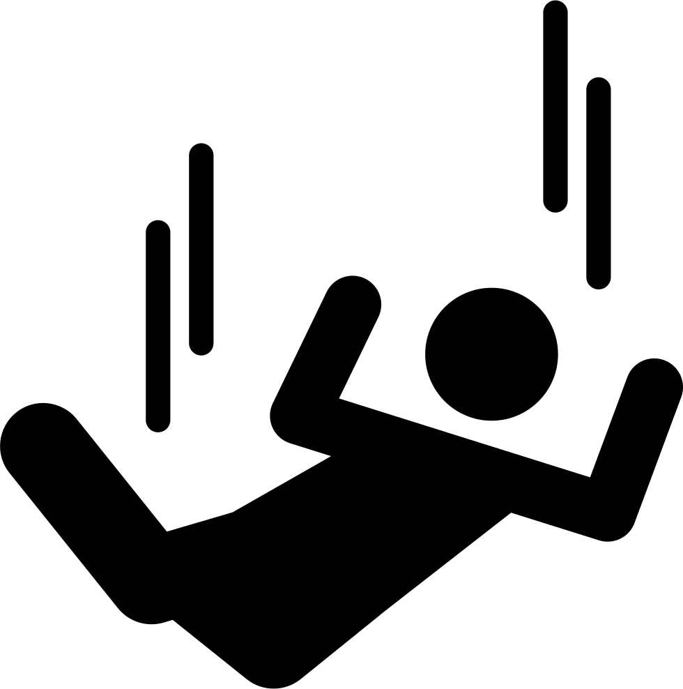 Falling Silhouette Png Clipart - Full Size Clipart (#2256684) - PinClipart