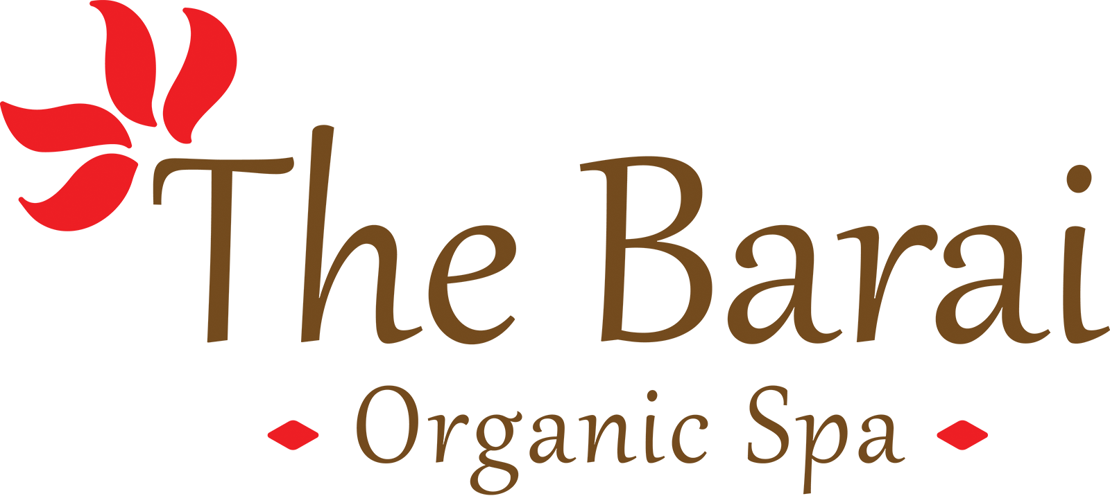 The Barai Organic Spa Logo Clipart (1600x716), Png Download